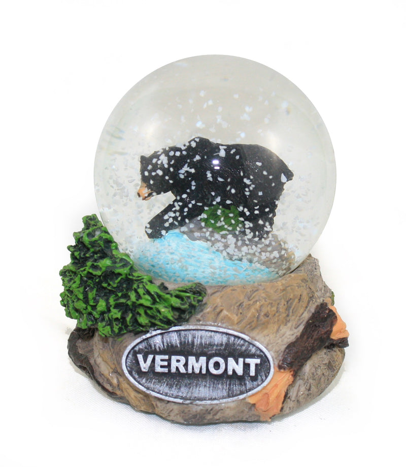 Small Black Bear Snowglobe - The Country Christmas Loft