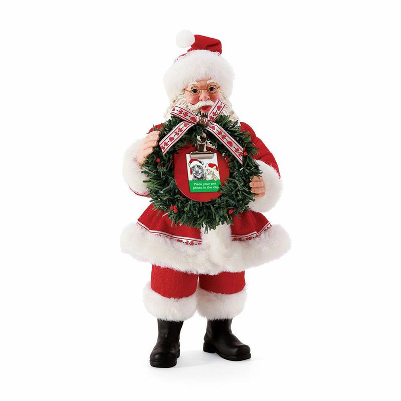 Paws and Claus - Santa Figurine - The Country Christmas Loft