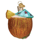 Old World Christmas Tropical Coconut Drink   Ornament - The Country Christmas Loft