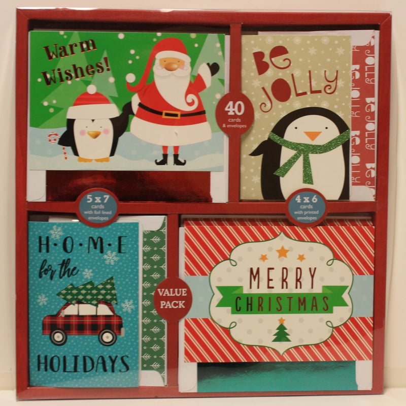 Favorites Quad Pack 40 Card Boxed Set - - The Country Christmas Loft