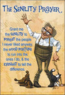 Birthday Card - His Senility Prayer - The Country Christmas Loft