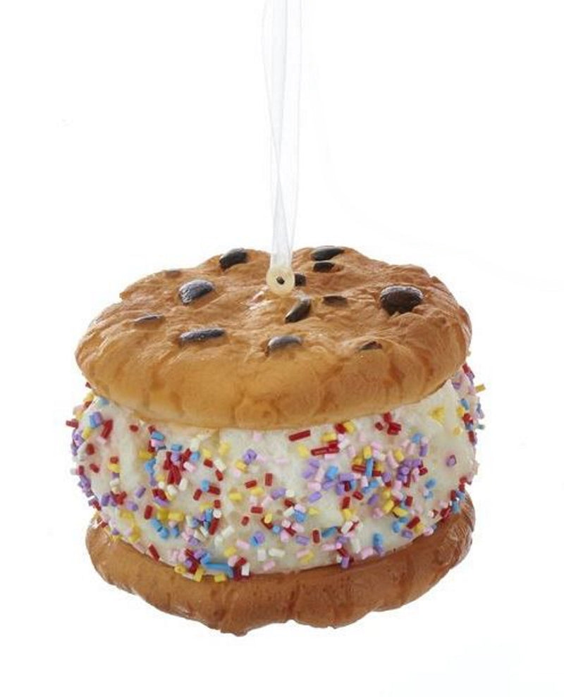 Ice Cream Sandwich Ornaments - Multi-Colored Sprinkles - The Country Christmas Loft