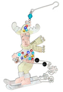 Ski Instructor Moose Ornament - The Country Christmas Loft