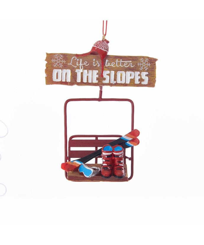 Life is Better Ski Lift Ornament - The Country Christmas Loft