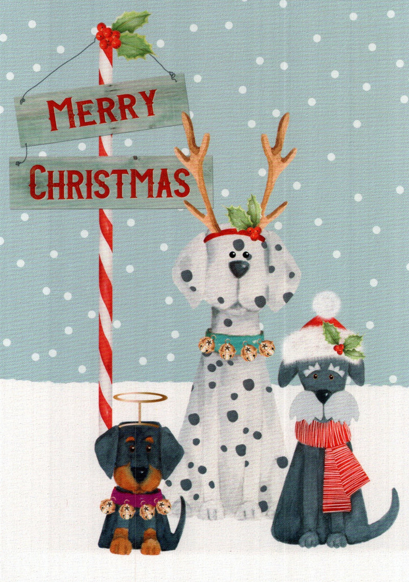 Love of Pets 18 Card Boxed Set - Christmas Dogs In The Snow - The Country Christmas Loft