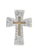 His Golden Words - Cross Charm - The Country Christmas Loft