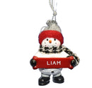 Cozy Snowman Ornament (Letters G - R) -