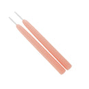Mole Hollow Taper Pair (Creamy Peach) - - The Country Christmas Loft