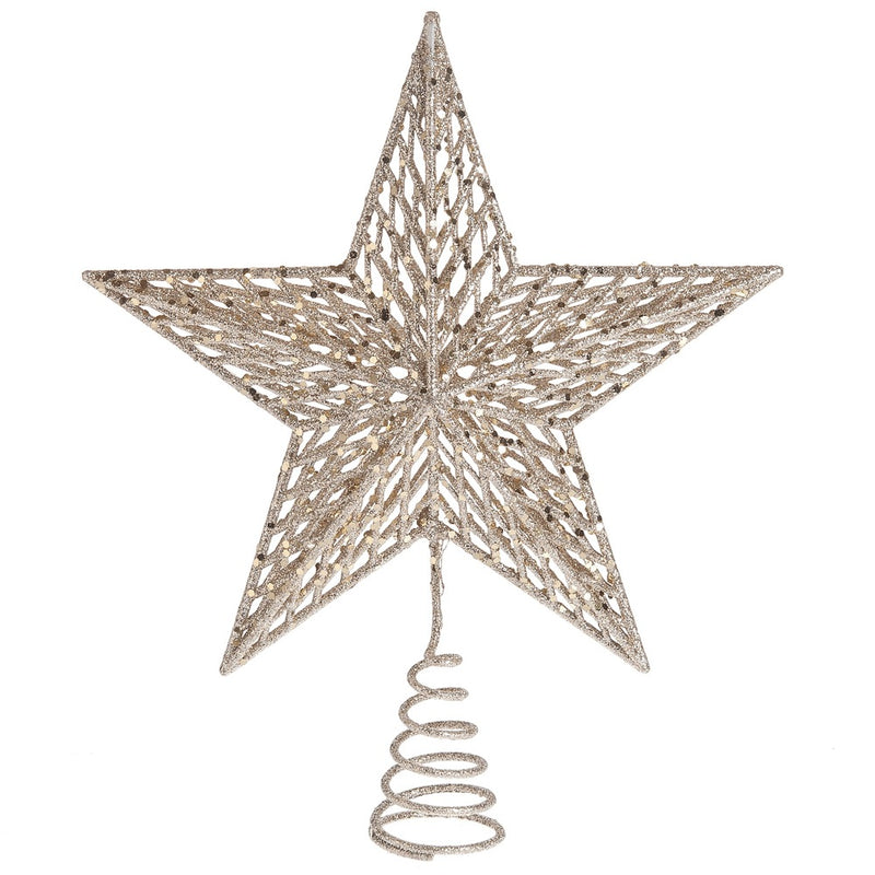 Gold Star Treetop - The Country Christmas Loft