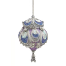 Lavender Paisley Ornament - Finial - The Country Christmas Loft