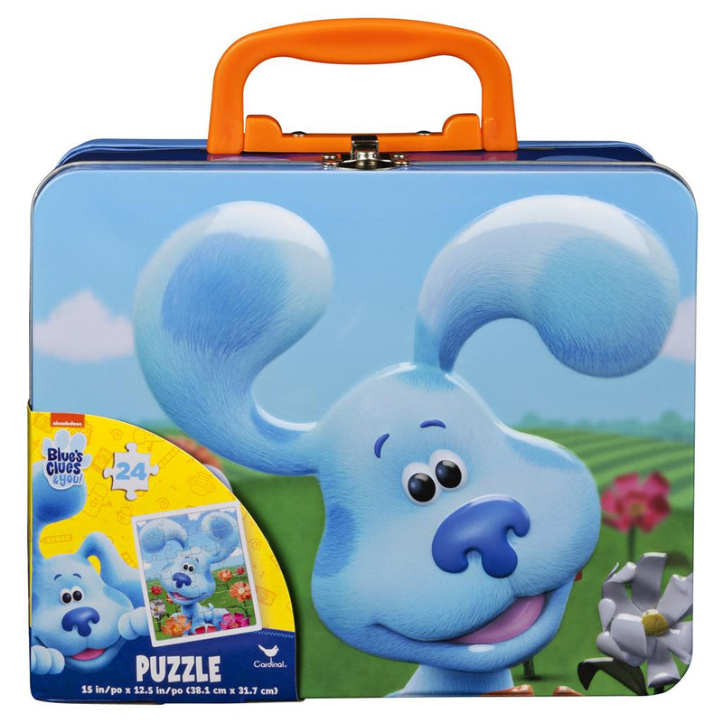 Puzzle in Tin With Handle - Blues Clues