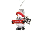 Cozy Snowman Ornament (Letters G - R) - - The Country Christmas Loft