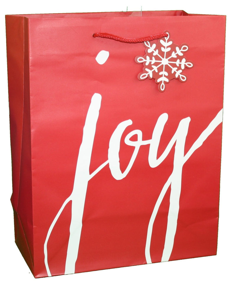 Traditional Lettering Gift Bag - Joy Large