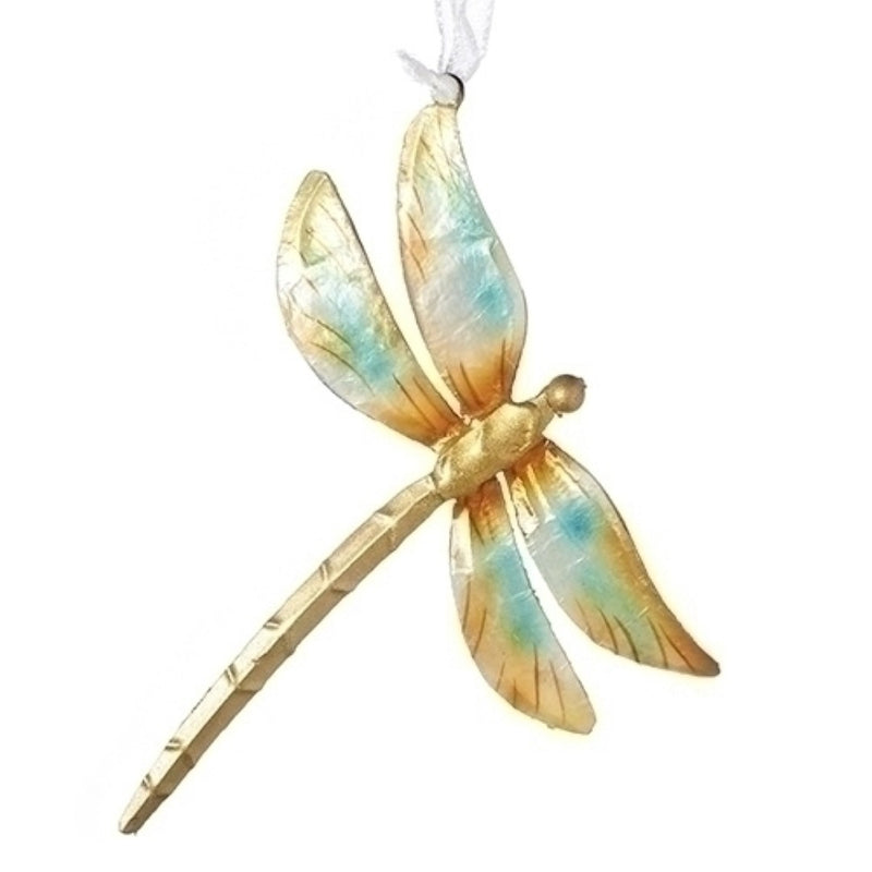 Capiz Shell Dragonfly Hanging Ornament - The Country Christmas Loft