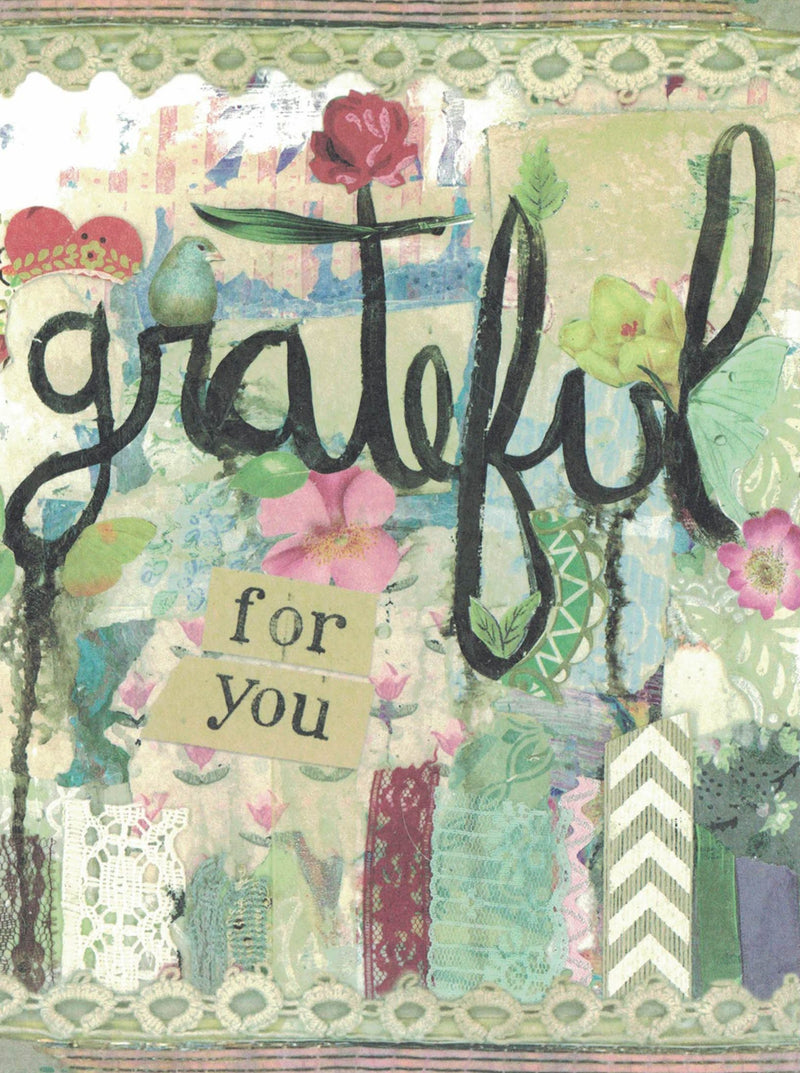 Thank You Card - Grateful For You - The Country Christmas Loft