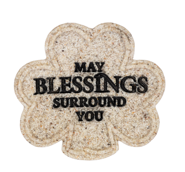Shamrock Trinket Dish - May BLESSINGS Surround You