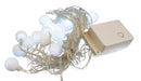 LED 'Bulb' String Light - White 28 Lights - The Country Christmas Loft