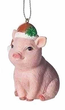The Lucky Pig Ornament - - The Country Christmas Loft