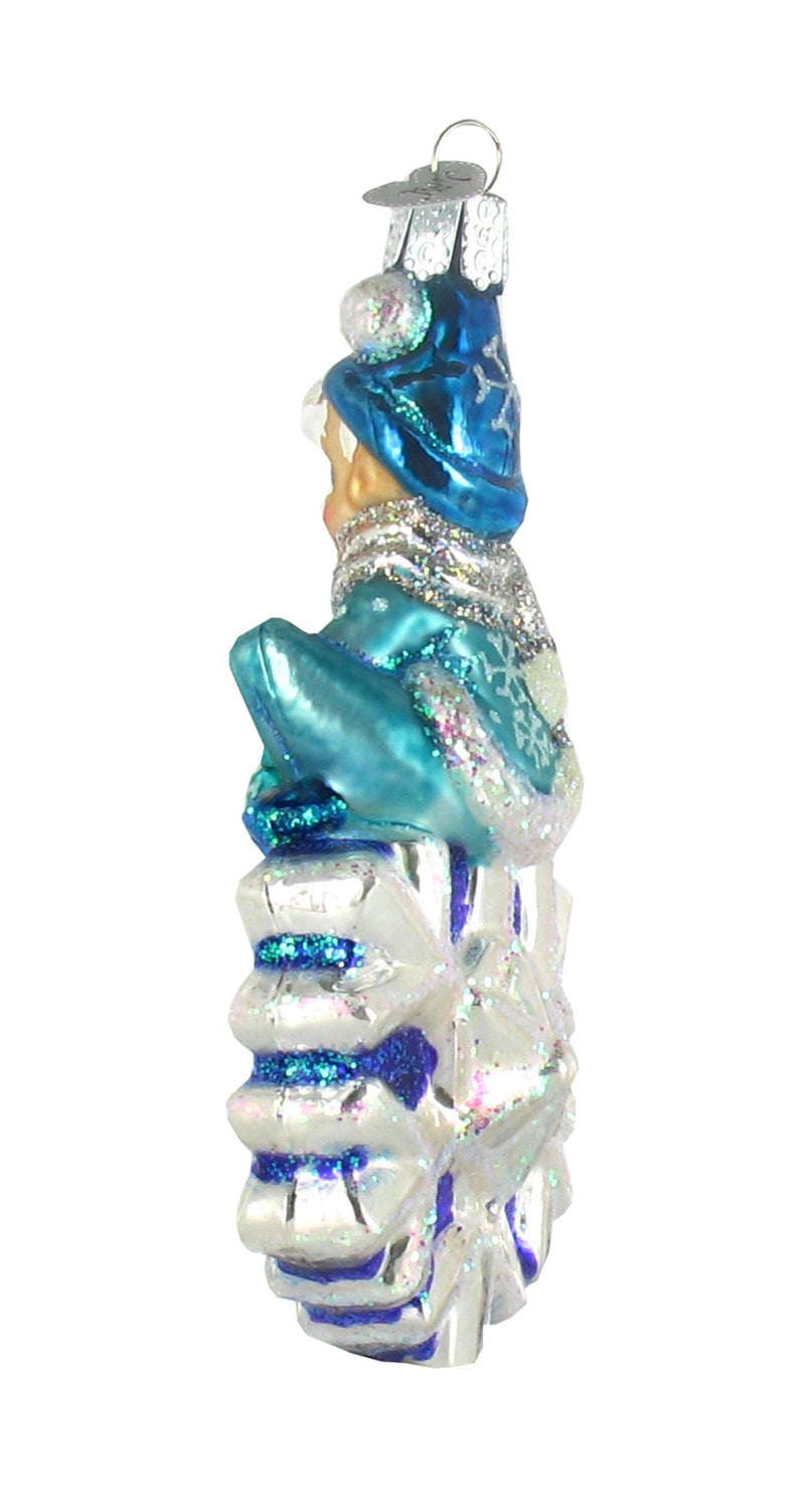Jack Frost Glass Ornament - The Country Christmas Loft