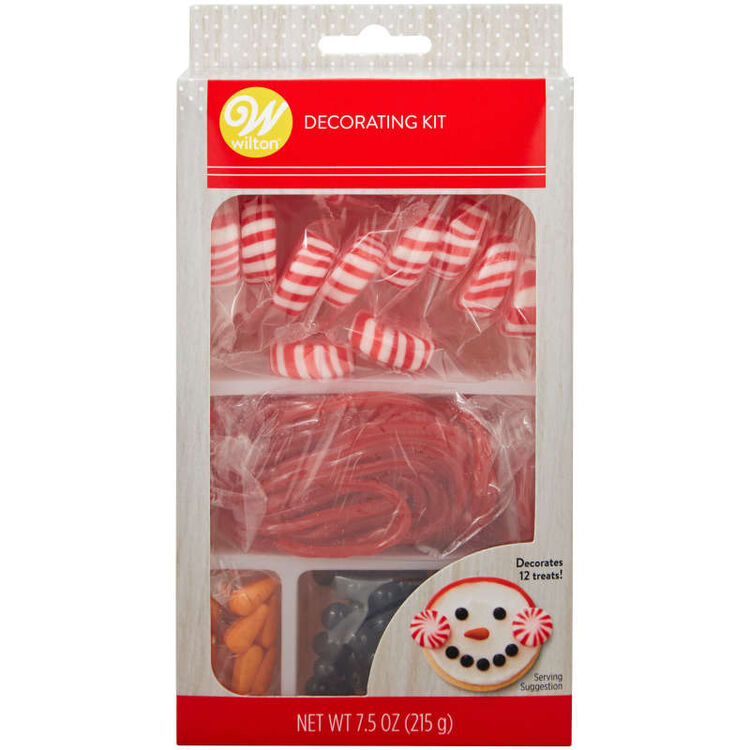 Winter Snowman Cookie or Cupcake Decorating Kit - The Country Christmas Loft