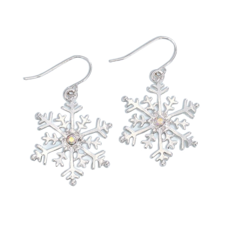 Silver Snowflakes - Earrings