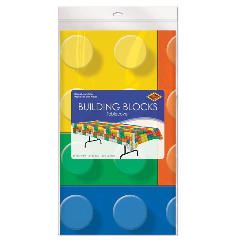 Building Blocks Plastic Table Cover | Country Christmas Loft – The ...