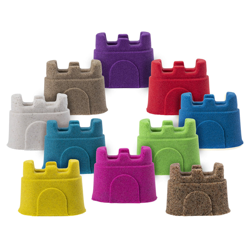Kinetic Sand Castle Containers 10-Color Pack - The Country Christmas Loft