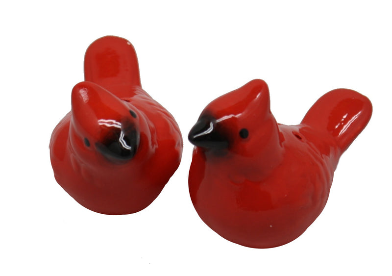 Ceramic Cardinal Salt and Pepper Set - The Country Christmas Loft