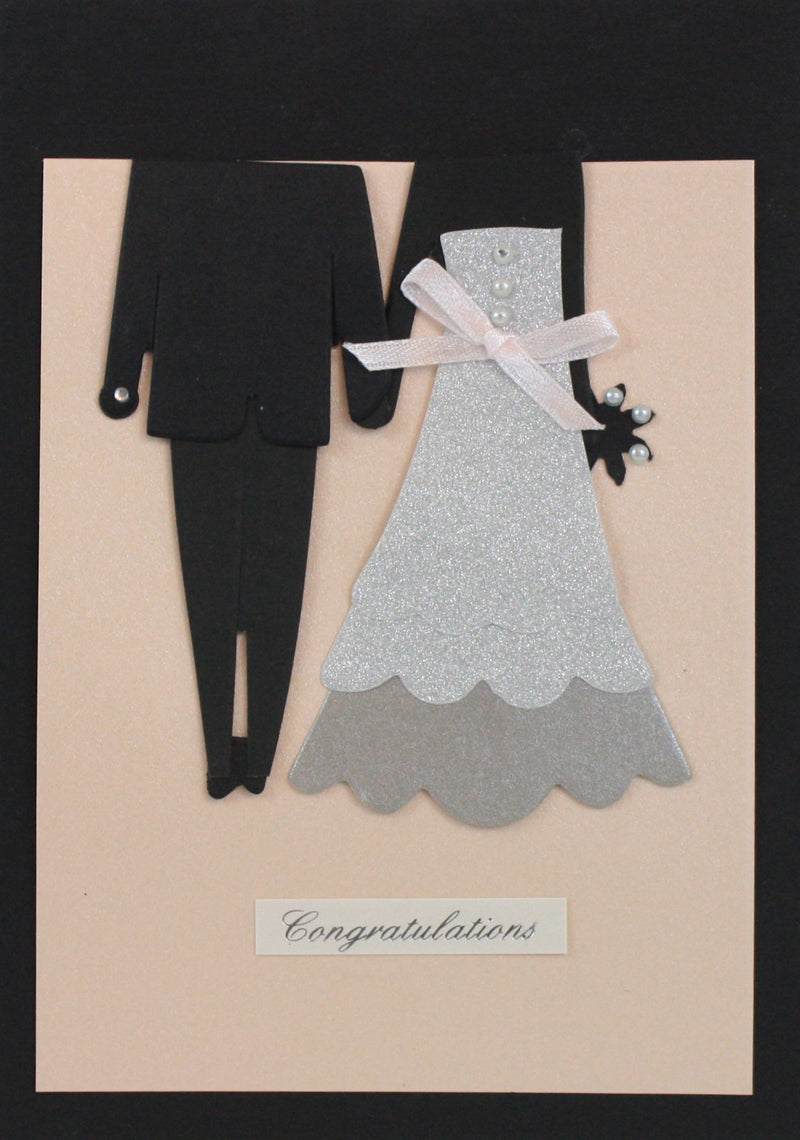 Handmade Embellished Card Collection - Wedding Day Wedding Couple