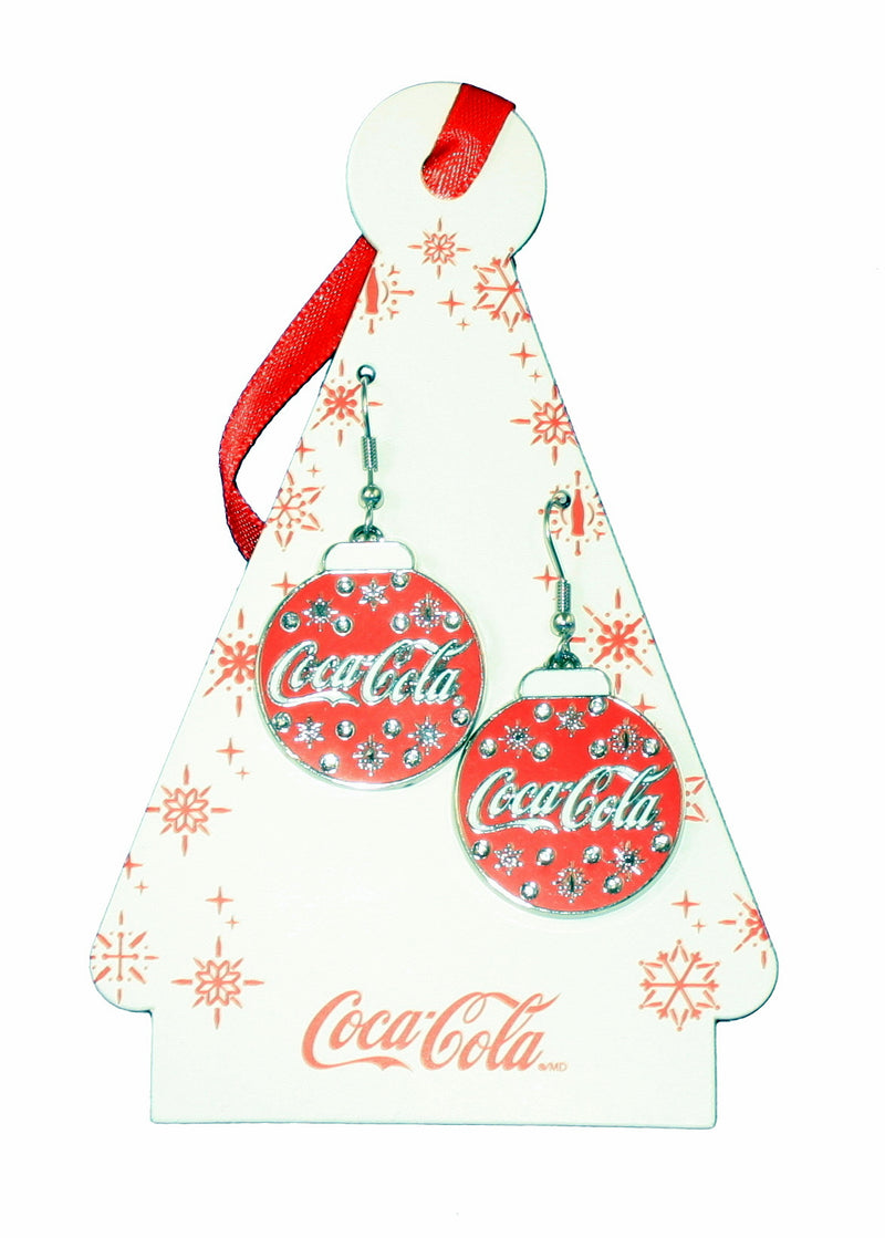 Holiday Coca-Cola Jewlery - Earrings - Solid - The Country Christmas Loft