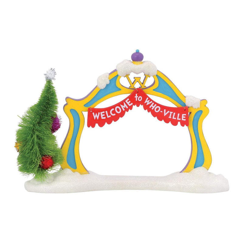 Grinch 'Welcome to Who-ville' Archway - The Country Christmas Loft