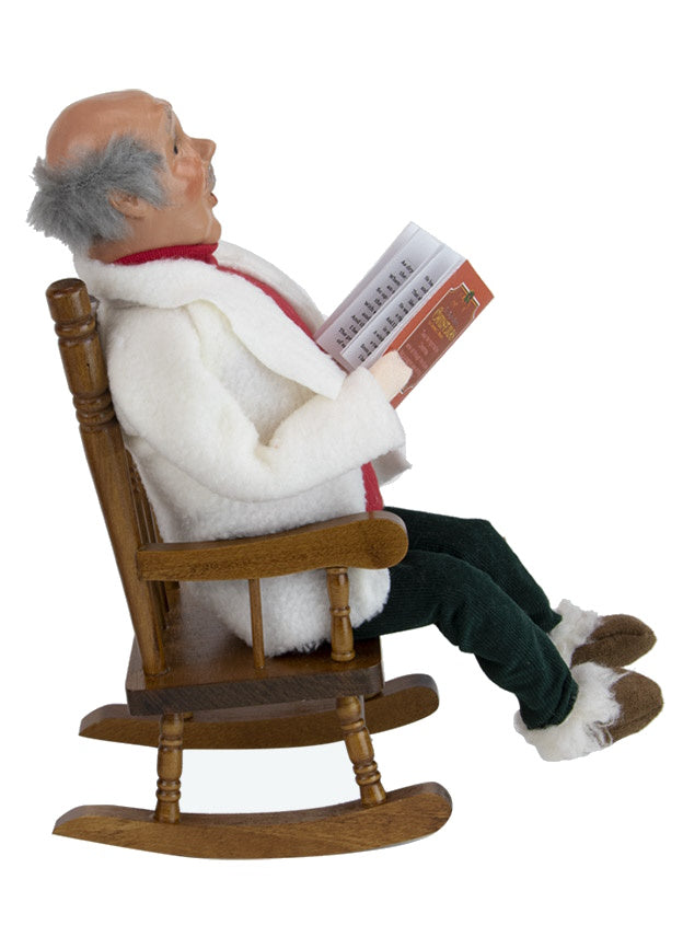 Byers Choice - Grandpa on a Rocking Chair - The Country Christmas Loft