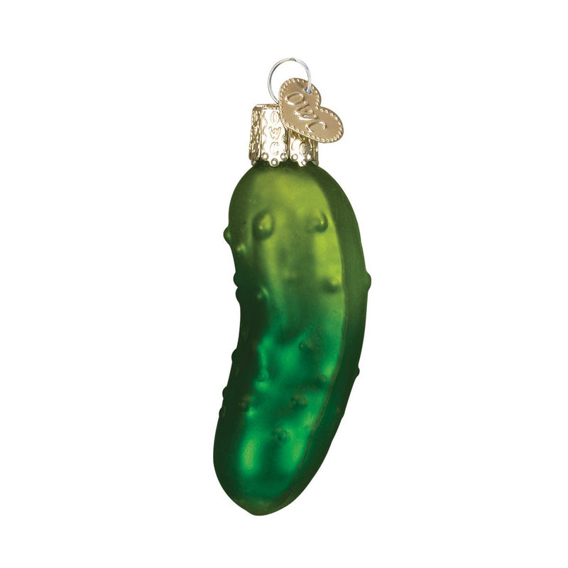 Sweet Pickle Glass Ornament - The Country Christmas Loft