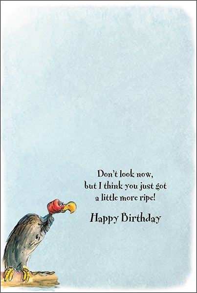 Birthday Card -A Little More Ripe - The Country Christmas Loft