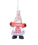 Personalized Gnome Ornament (Letters J-P) - - The Country Christmas Loft