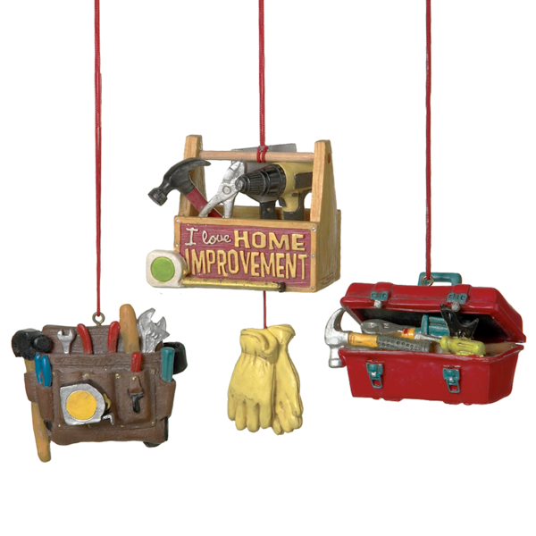 Tool Box Ornament - - The Country Christmas Loft