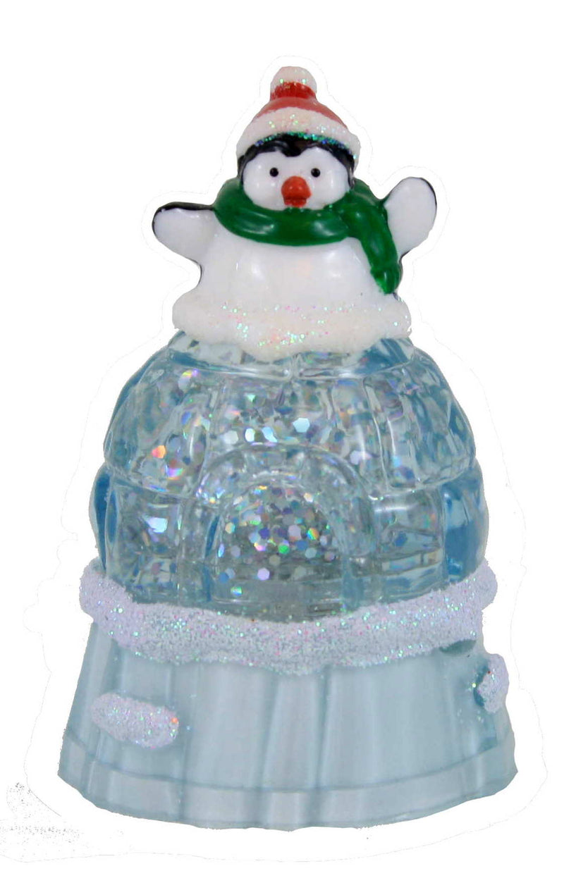 LED Igloo Snowglobe - Penguin - The Country Christmas Loft