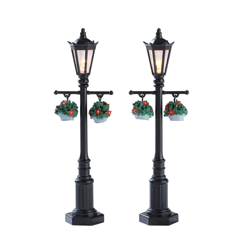 Old English Lamp Post - Set Of 2 - The Country Christmas Loft