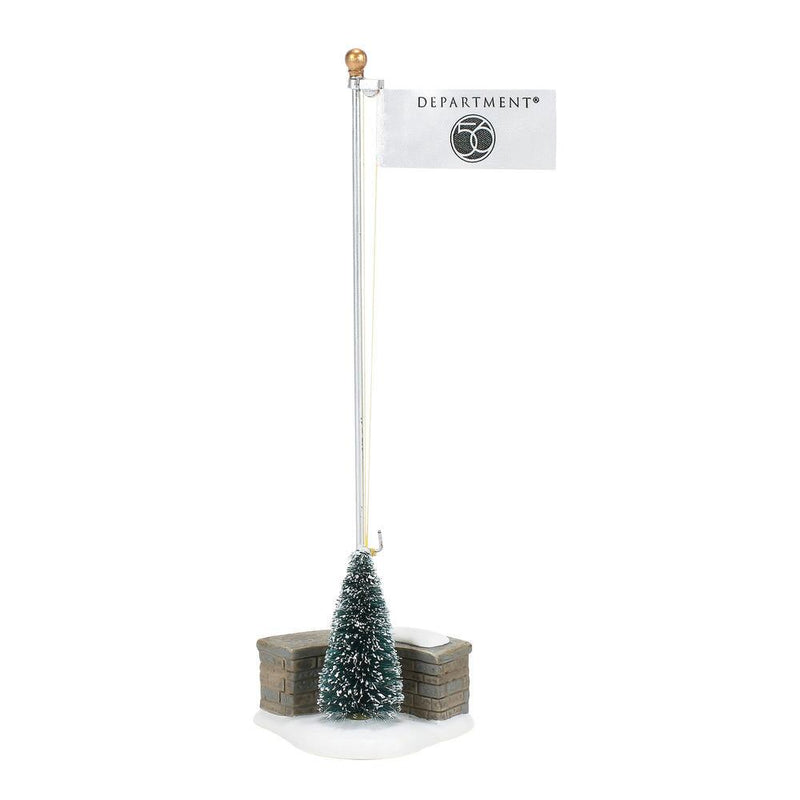 Village Department 56 Flag - The Country Christmas Loft