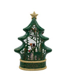 Battery Operated Water Snowman Tree with Santa Sleigh