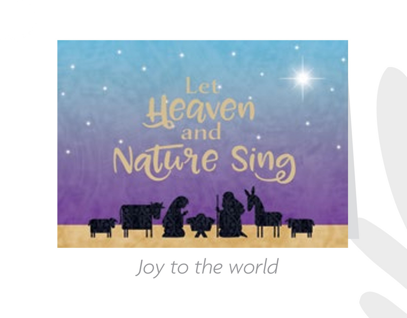 Holiday Favorites 16 Count Card Set - Let Heaven and Nature Sing - The Country Christmas Loft