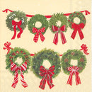 Ideal Home Range Maret's Wreath (Cream) - - The Country Christmas Loft