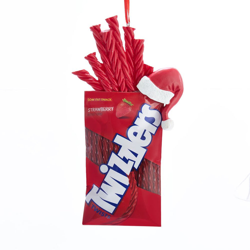 Hershey's Twizzlers With Santa Hat Ornament - The Country Christmas Loft