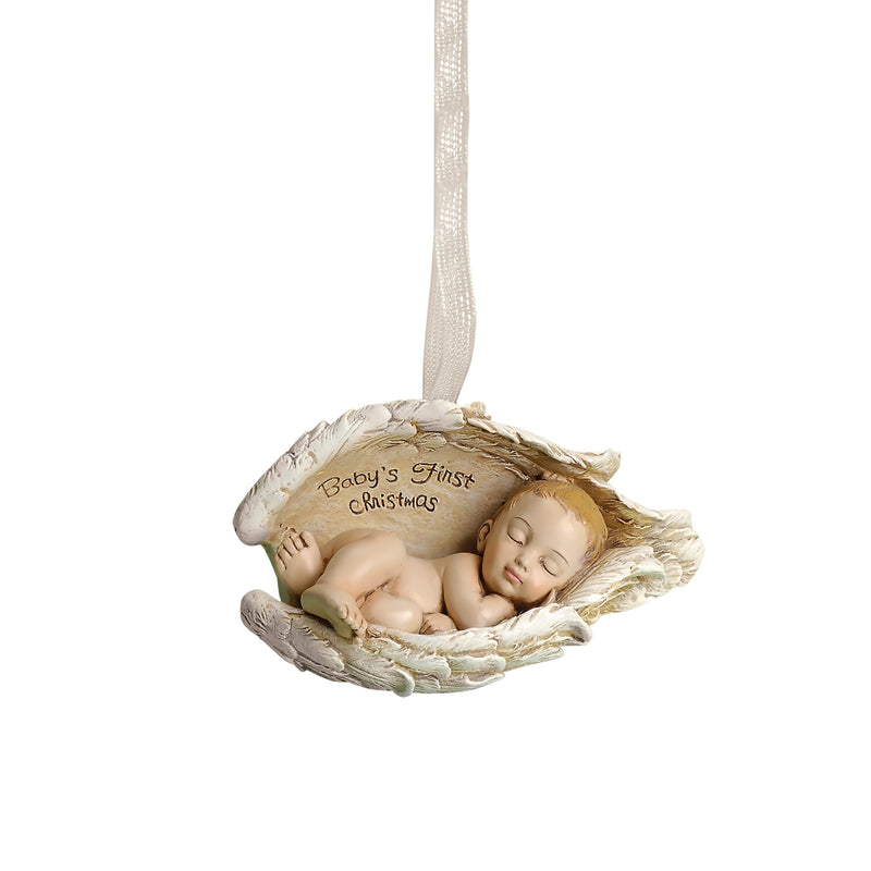 Babys First Christmas Wings Ornament - The Country Christmas Loft