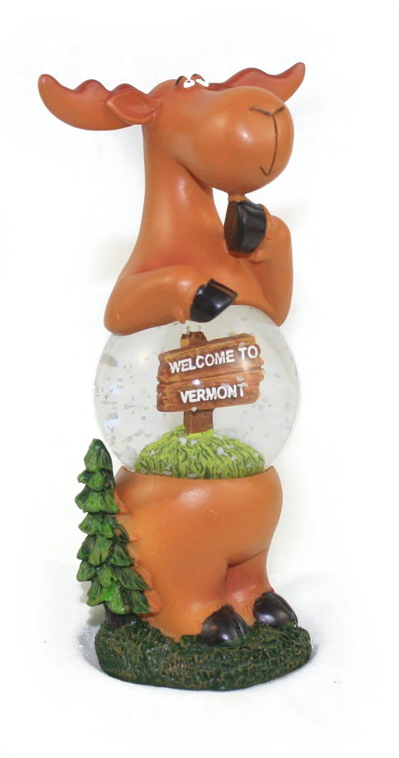 Standing Moose Snowglobe - The Country Christmas Loft