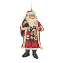 Santa with FAO Toy Bag Ornament - The Country Christmas Loft