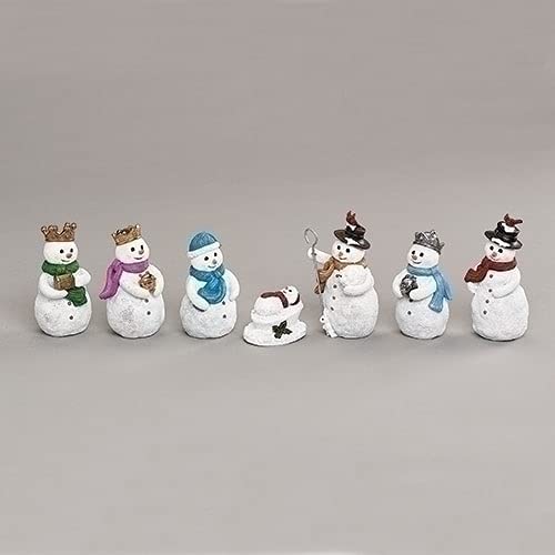 Snowman Nativity - 7 Piece Set - The Country Christmas Loft