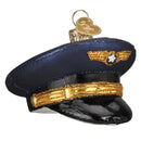 Pilots Cap Glass Ornament - The Country Christmas Loft