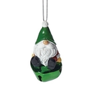 Cheerful Gnome on Bell Ornament - - The Country Christmas Loft