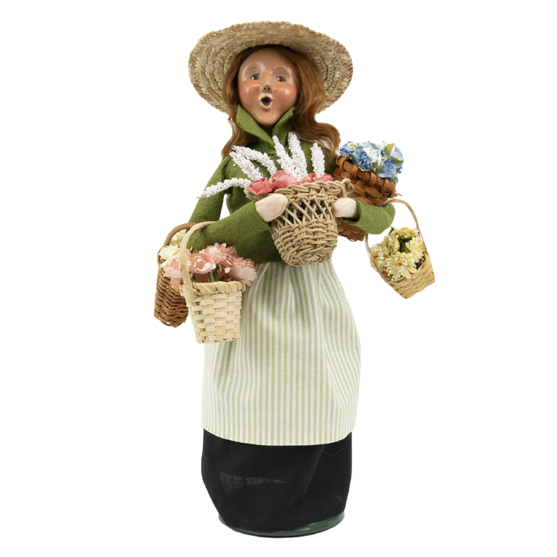 Byers' Choice Flower Vendor 2024 -